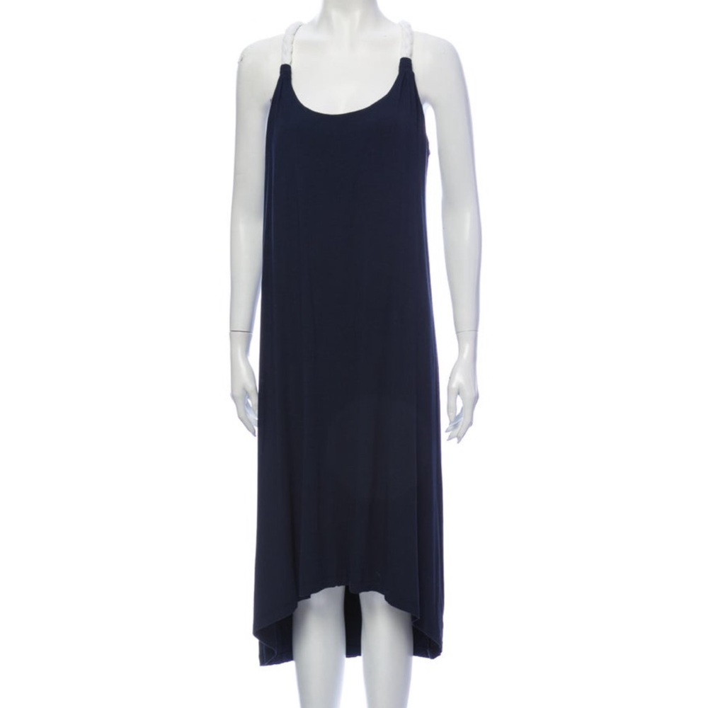 Heidi Klein beachy Navy Blue tank top Dress